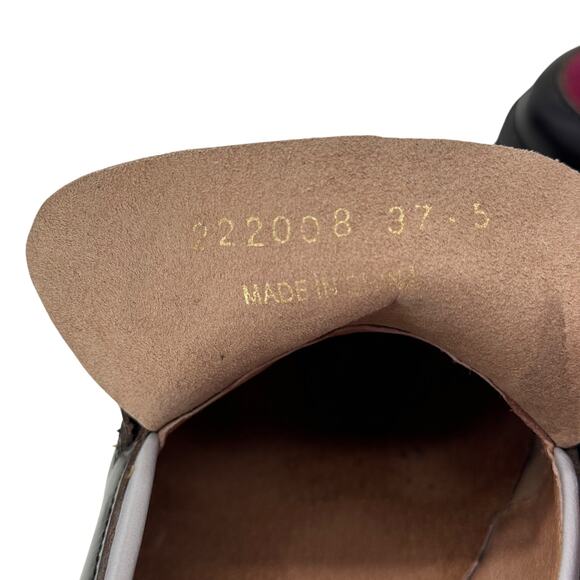 ALL BLACK Womens Chunk Links Lady Lugg Loafer EU 37.5 US 6 Purple Black Classic - Picture 11 of 12